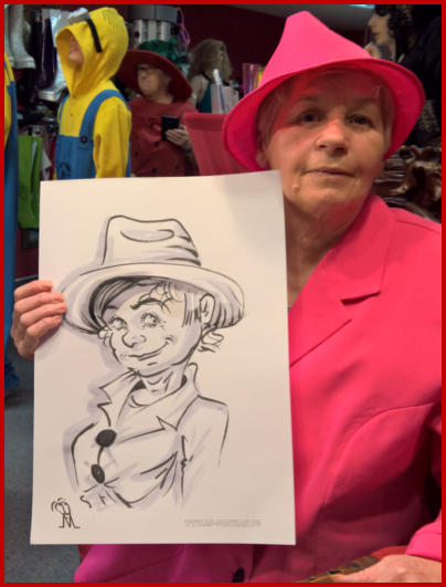 Hochzeitszeichner, Karikaturzeichner und Schnellzeichner Mike Bauer