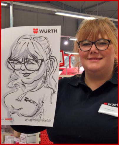 Messezeichner, Karikaturzeichner mb-portrait.de