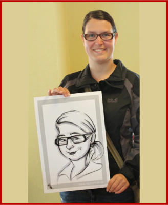 Hochzeitszeichner, Karikaturzeichner und Schnellzeichner Mike Bauer