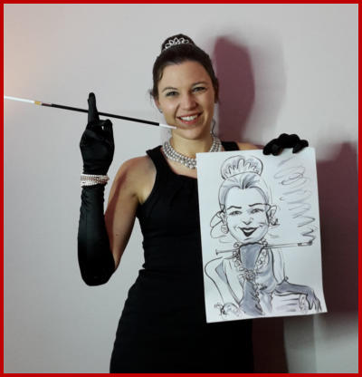 Hochzeitszeichner, Karikaturzeichner und Schnellzeichner Mike Bauer