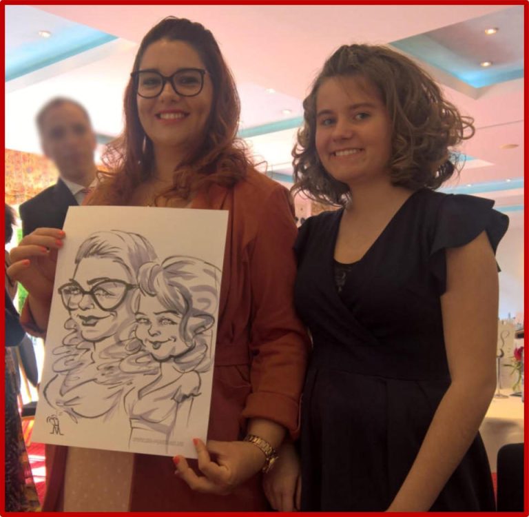 Karikatur Zeichnung Paar Karikatur Zeichnung Paar